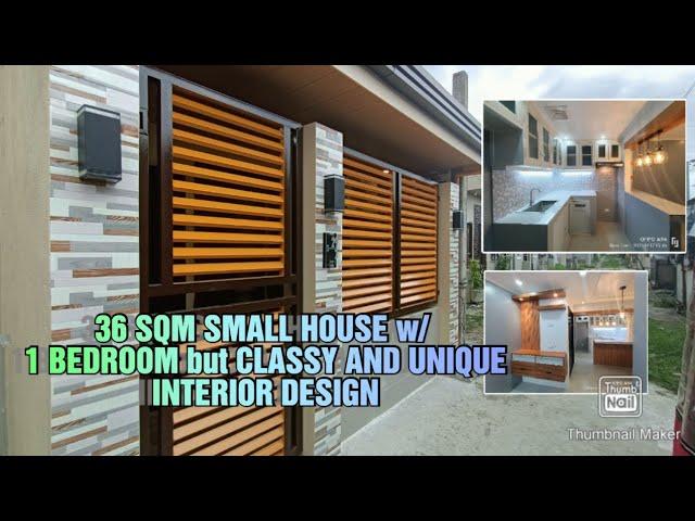 36SQM SMALL HOUSE w/ 1 BEDROOM BUT CLASSY AND UNIQUE INTERIOR DESIGN