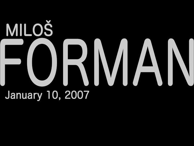 Miloš Forman: What Happened Was... (2007)