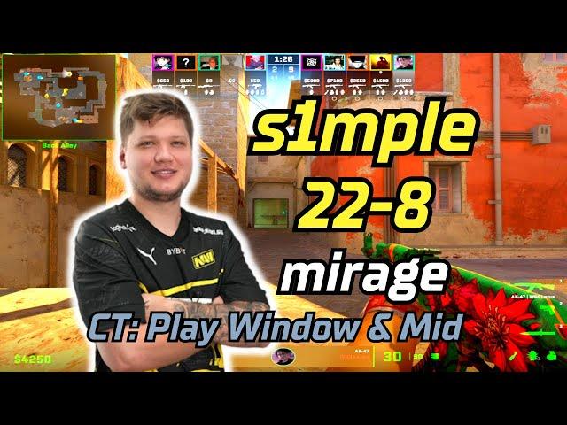 CS2 POV | s1mple (22-8) (mirage) | FACEIT Ranked | Mar 12, 2024 #cs2 #demo