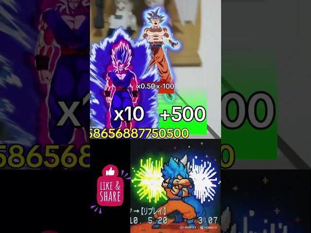 goku vs gohan Math Lv 2 #interactive #mathmaster