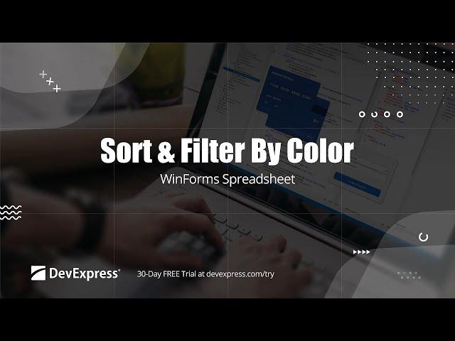 Spreadsheet Control for WinForms: Sort and Filter by Color in the User Interface