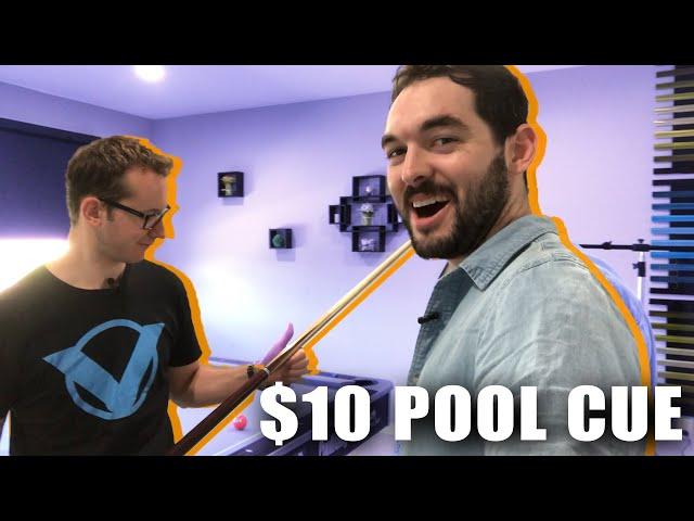 Pro Pool Players Are Surprisingly Impressed by $10 Pool Cue