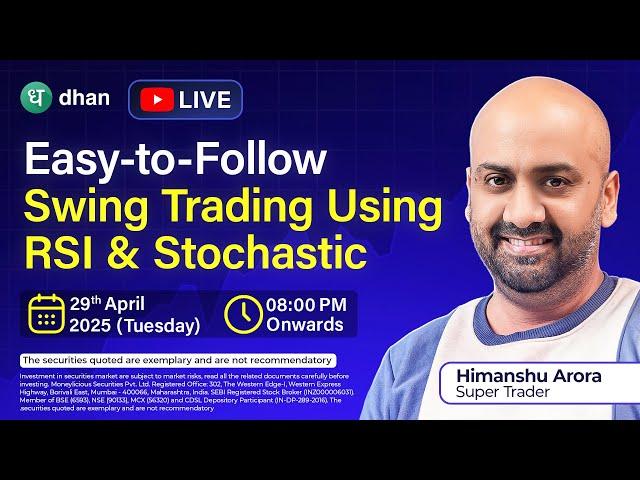 Easy-to-Follow Swing Trading Using RSI & Stochastic | Dhan
