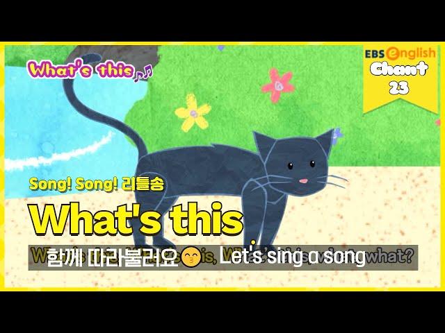 [영어동요] 23. What's this│Song! Song! 리틀송│EBSe