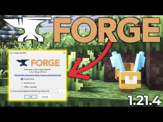 How To Download & Install Forge (Minecraft 1.21.4)