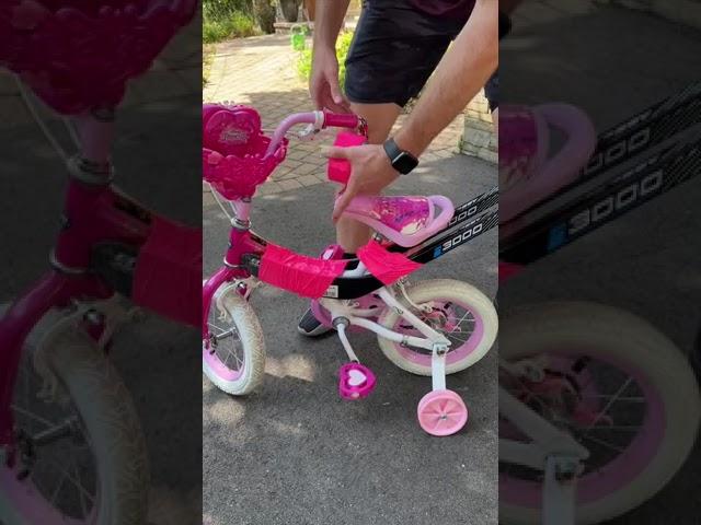 Dad Gets CREATIVE Teaching His Daughter How To Ride A Bike️