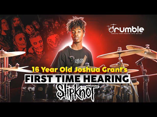 16 Year Old Gospel Drummer's First Time Hearing SLIPKNOT