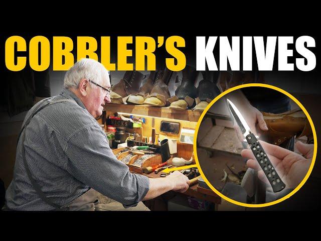 These Knives Cut Boots In Half! | Pocket Checking Cobblers at Nicks Handmade Boots!