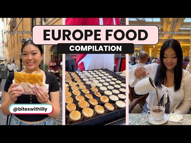 Europe Food Tour | Italy, Paris, Greece, Amsterdam 