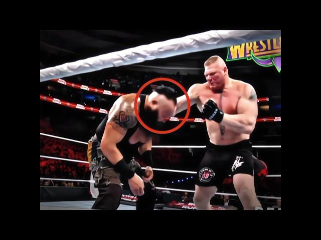 Braun Strowman Hit Knee to Brock Lesnar|••EDIT••~ Montage Tomada ( SLOWLED )#wwe #shorts .
