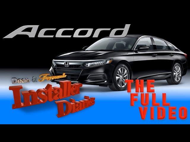 2019 Honda Accord full Car Stereo install