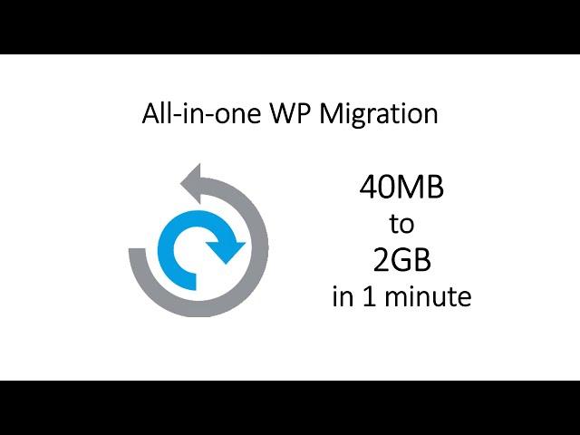 All-in-One WP Migration - increase upload file size to 2GB | 2023