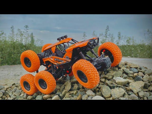 RC car offroading in rocks will shock you !