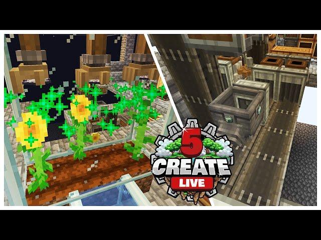 UNENDLICH Kupfer, Redstone, Andesite Alloy | Create Live 5 SKY