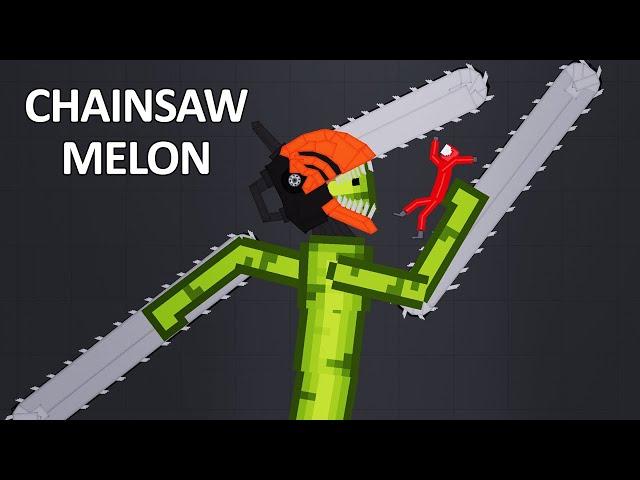 I Turn Melon Human Into CHAINSAW MAN - People Playground
