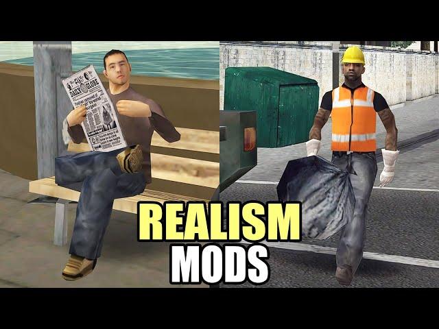 Amazing REALISM Mods and Realistic Features for GTA San Andreas