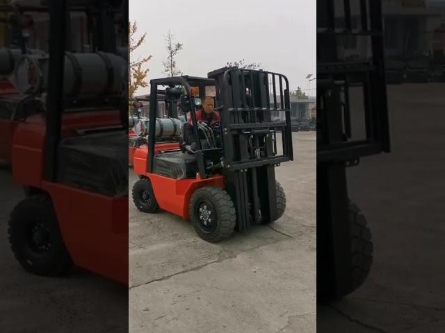 3 5ton LPG forklift with K25 engine