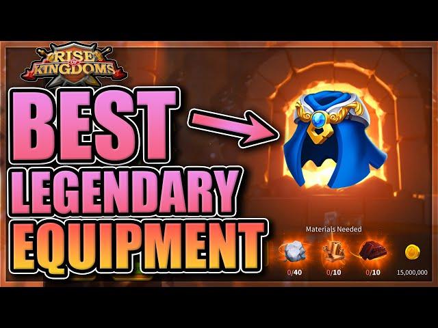 Make this legendary equipment first [best legendary armor and weapons] Rise of Kingdoms