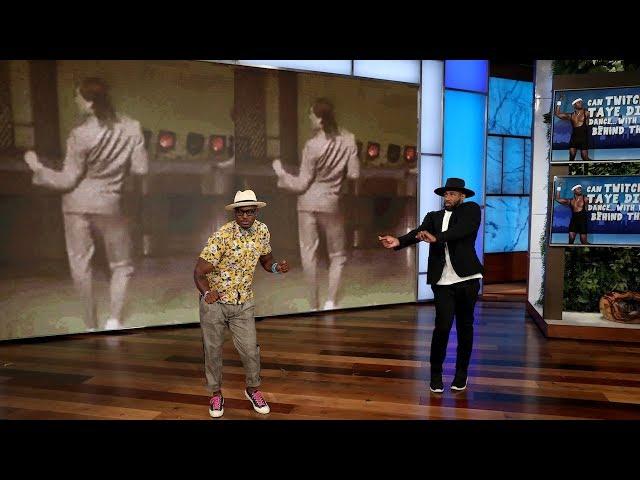 Taye Diggs and tWitch Play 'Can tWitch and Taye Diggs Dance... with What's Behind Them?'