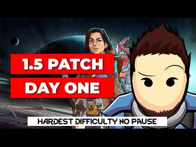 RimWorld New 1.5 Patch Playthrough Day 1 | 500% Difficulty - No Pause | Anomaly PrePatch