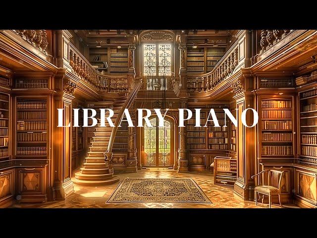 [Library Piano]  듣는 도서관에서 좋은 피아노 음악 | 편안한 피아노 [배우는 BGM]