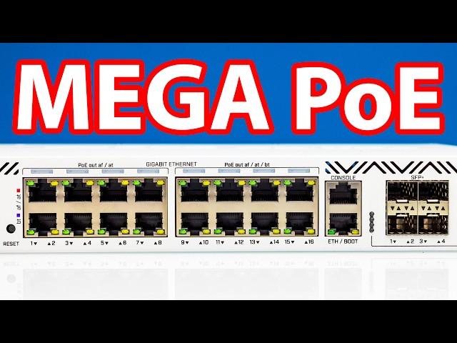 MikroTik CRS320-8P-8B-4S+RM PoE Switch Review