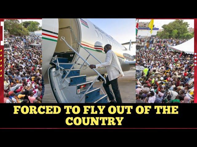 Ruto Forced To Cut Short His Speech And Fly Out From North Eastern After Rejection