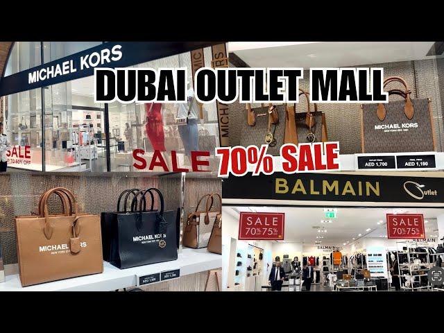 DUBAI OUTLET VILLAGE MALL |SHOPPING WITH PRICES, MK OUTLET, COACH, BURBERRY, BALMAIN