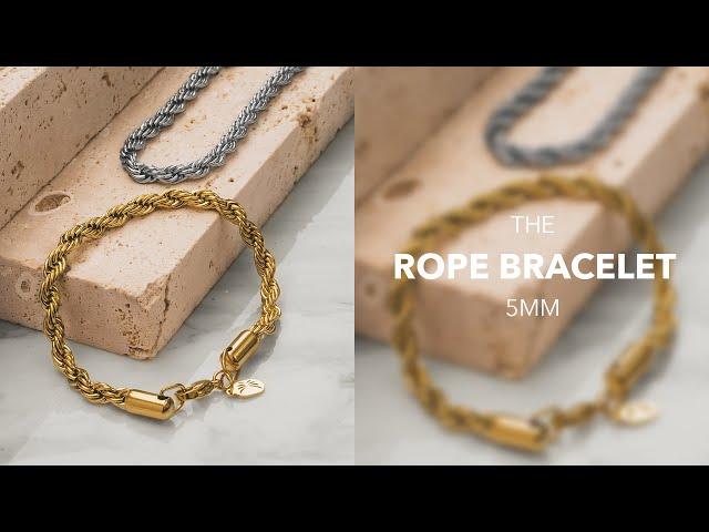 Gold Rope Bracelet - Best Gift For Him Jewelry Review LUGUS JEWELRY