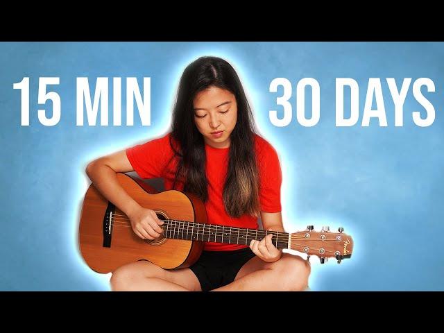 I Learned the Guitar for 30 Days