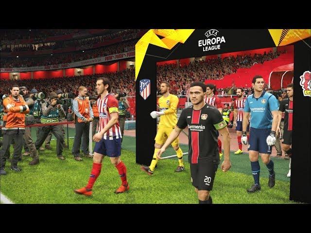 PES 2019 - UEFA Europa League [Entrance, Scoreboards, Music, Trophy]