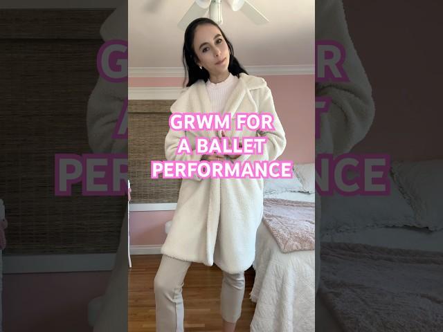 GOING TO A PERFORMANCE #ballet#swanlake#ballerina#dancer#grwm#whiteswan#blackswan#performance