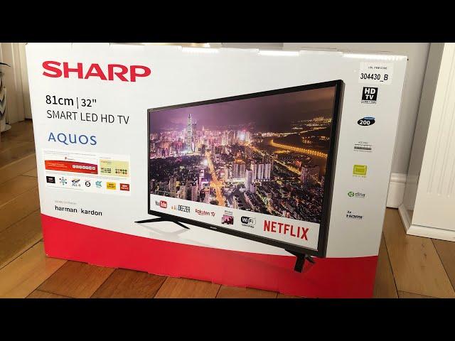 Sharp LED TV 2019 32” unboxing