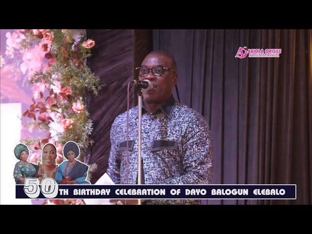 K1 DE ULTIMATE PERFORMANCE AT MRS DAYO BALOGUN ELEBALO 50TH BIRTHDAY PARTY.