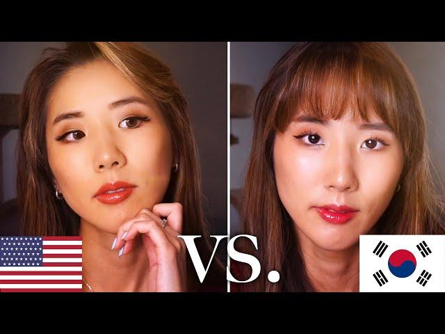 KOREAN vs. AMERICAN Makeup | YB Chang