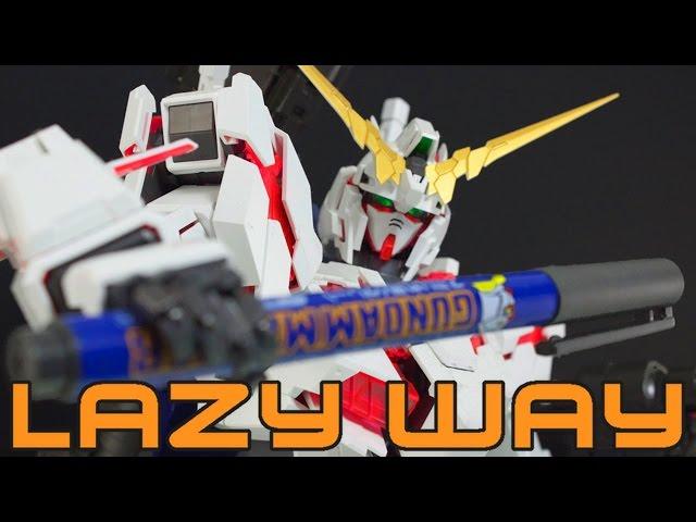 HOW TO PANEL LINE GUNDAMS: THE LAZY ARSE WAY! - PANEL LINING TUTORIAL