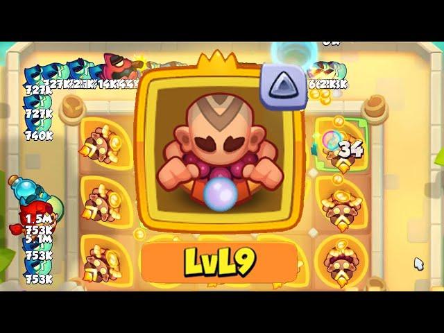 HOW TO PLAY MONK RUSH ROYALE 2024 ! | RUSH ROYALE TUTORIAL BEST DECK