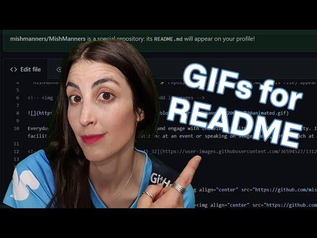 Add GIFs to your GitHub Profile README