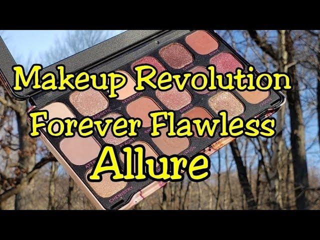 Makeup Revolution - Forever Flawless ALLURE Shadow Palette Swatches