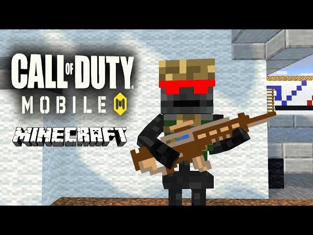 Monster SMinecraft Mobschool : CALL OF DUTY MOBILE CHALLENGE - Minecraft Animation