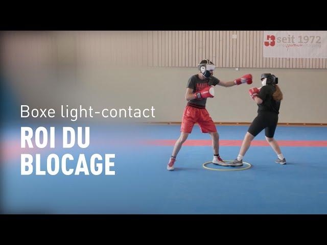 Boxe light-contact: Roi du blocage (variante)