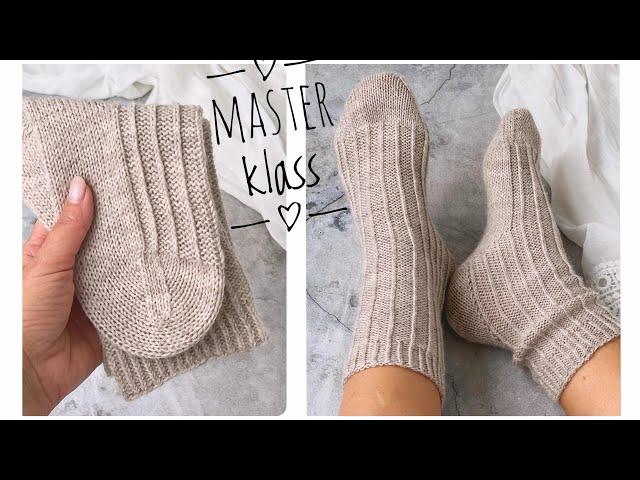 MOST COMFORTABLE SOCKSSocks with a popular heel. detailed master class. Knitting socks