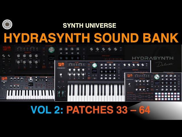 ASM Hydrasynth | Synth Universe | Sound Bank Vol. 2 Demo (patches 33-64)