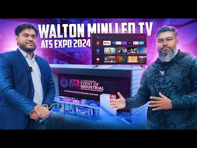 WALTON 75 inch miniLED 144hz TV is amazing || Walton ATS Expo 2024