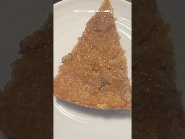 Jamaican cornmeal pudding #happy #recipe #home #food #2025 #canada #kitchenequipment #foodie #bake