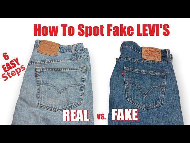 Real vs. Fake LEVI'S | How to Spot Fake Levi's