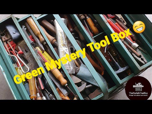 Green mystery tool box tool haul, my first video on here 