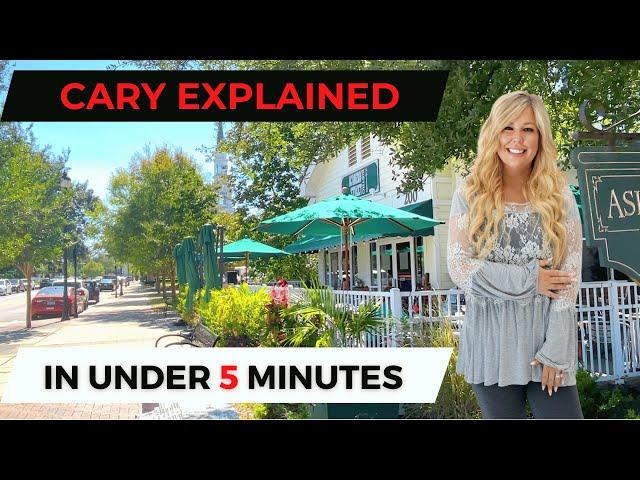 CARY, NC EXPLAINED in UNDER 5 MINUTES  ||  LIVING IN CARY, NORTH CAROLINA