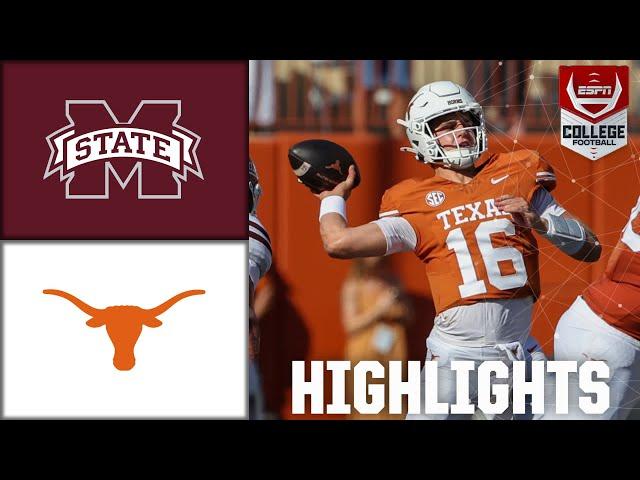 Mississippi State Bulldogs vs. Texas Longhorns | Full Game Highlights | ESPN College Football