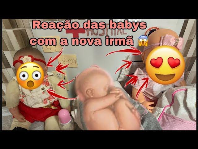 A nova irmãzinha das babys nasceu -mãe de boneca/ Milli Produções